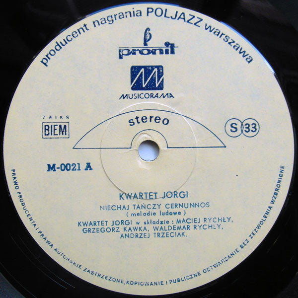 Kwartet Jorgi : Life (LP)