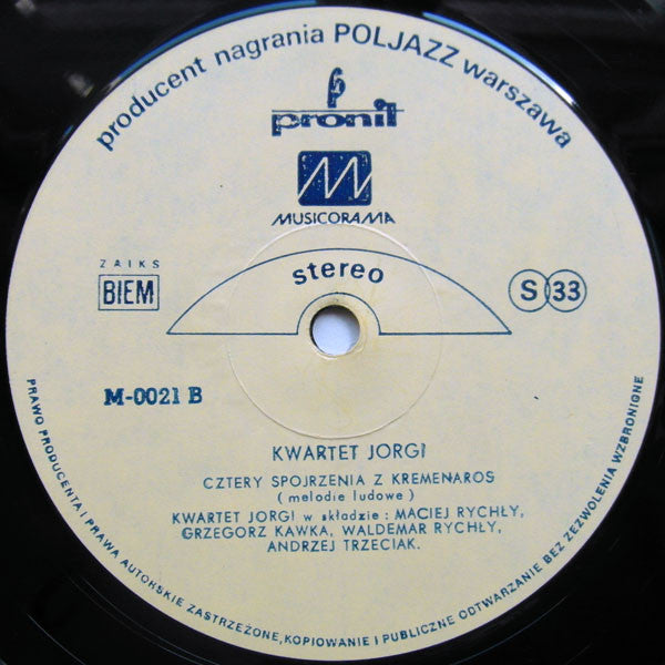 Kwartet Jorgi : Life (LP)