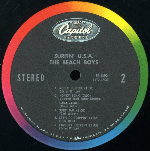 The Beach Boys : Surfin' USA (LP, Album, Los)