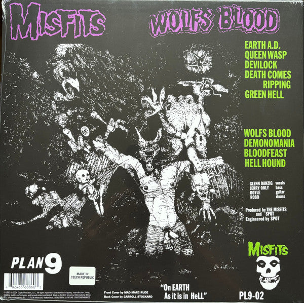 Misfits : Earth A.D. / Wolfs Blood (12", Album, RE, Pur)