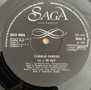 Charlie Parker : Vol 2 'Be Bop' (LP, Comp, Red)