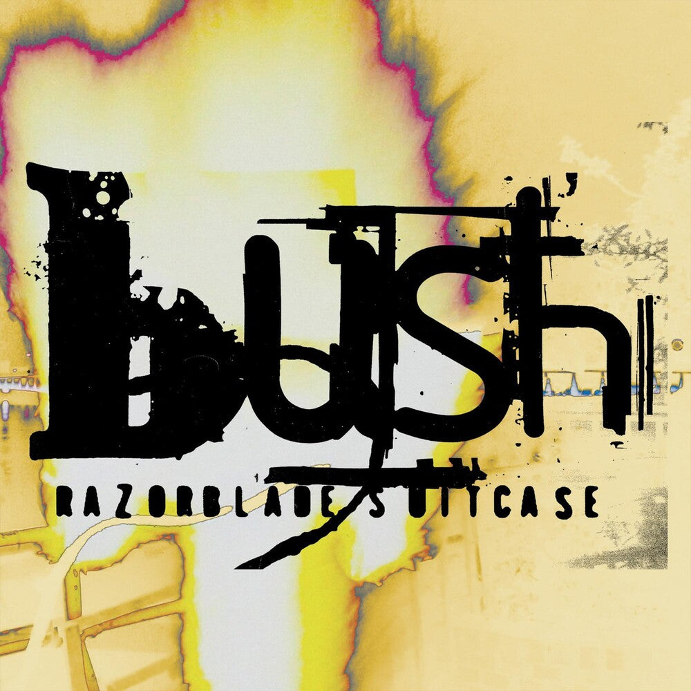 the album cover for Bush - Razorblade Suitcase (In Addition) [Blck & White Swirl Vinyl]