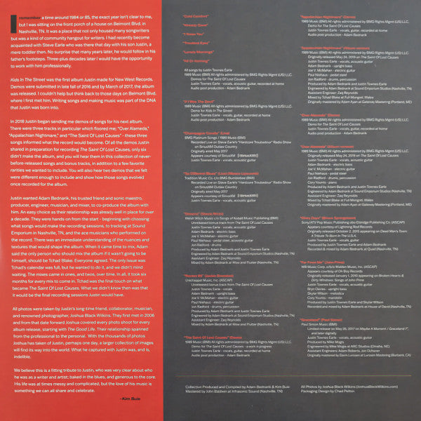 Justin Townes Earle : ALL IN: Unreleased & Rarities (The New West Years) (2xLP, Album)