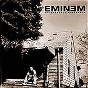 the album cover for Eminem - The Marshall Mathers LP [LP]