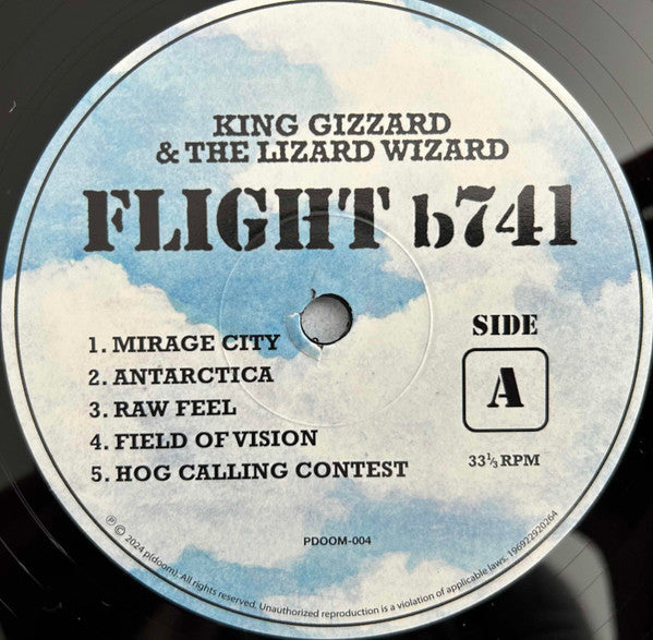 King Gizzard And The Lizard Wizard : Flight b741 (LP, Album, Rec)
