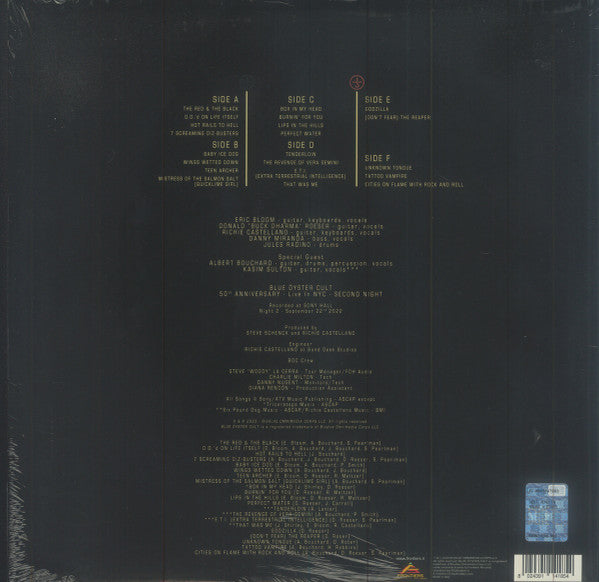 Blue Öyster Cult : 50th Anniversary - Live In NYC - Second Night (3xLP, Album)