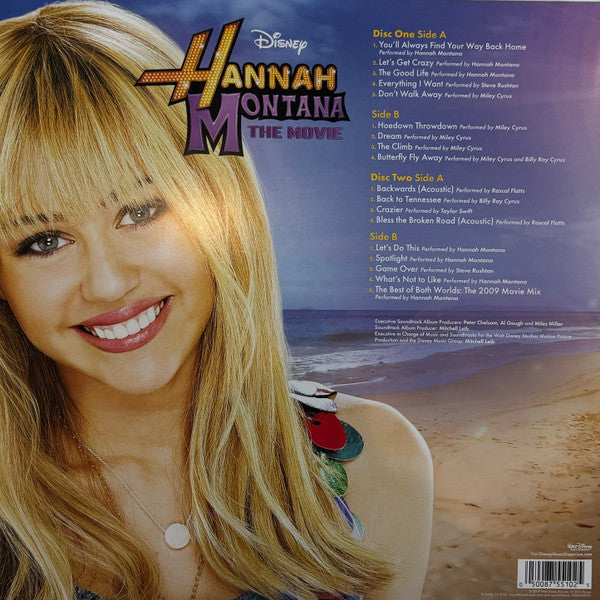 Miley Cyrus : Hannah Montana: The Movie (Original Motion Picture Soundtrack) (2xLP, RE, Lav)