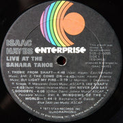 Isaac Hayes : Live At The Sahara Tahoe (2xLP, Quad, Gat)
