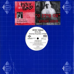 Petey Pablo Featuring Young Buck : O It's On (12", Single, Promo)