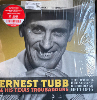 Ernest Tubb And His Texas Troubadours - The World Broadcast Recordings 1944-1945 (Mint (M)) Folk World & Country (LP, RSD, Yel)