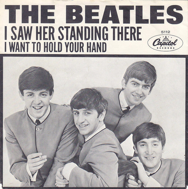 The Beatles : I Want To Hold Your Hand / I Saw Her Standing There (7", Single, Scr)