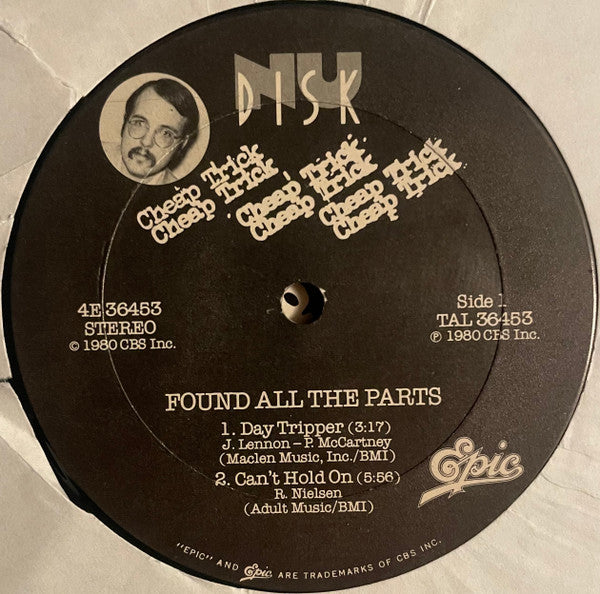 Cheap Trick : Found All The Parts (10", EP, Ter)