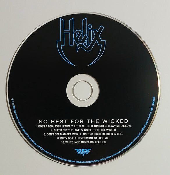 Helix (3) : No Rest For The Wicked (CD, Album, RE, RM)
