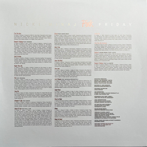 Nicki Minaj : Pink Friday (3xLP, Album, Dlx, RE, Pin)