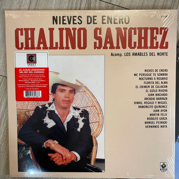 Chalino Sánchez Acomp. Los Amables Del Norte : Nieves De Enero (LP, Album, Ltd, RE, RM, 140)