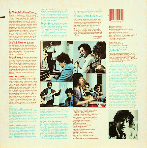 David Amram And Friends : Latin-Jazz Celebration (LP, All)