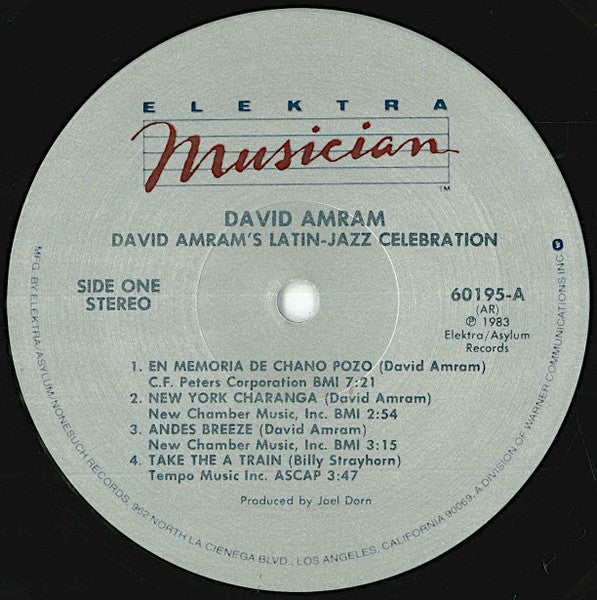 David Amram And Friends : Latin-Jazz Celebration (LP, All)