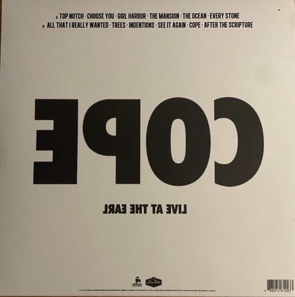 Manchester Orchestra : Cope (Live At The Earl) (LP, Ltd, Opa)