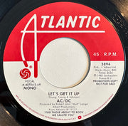 AC/DC : Let's Get It Up (7", Single, Promo, AR)