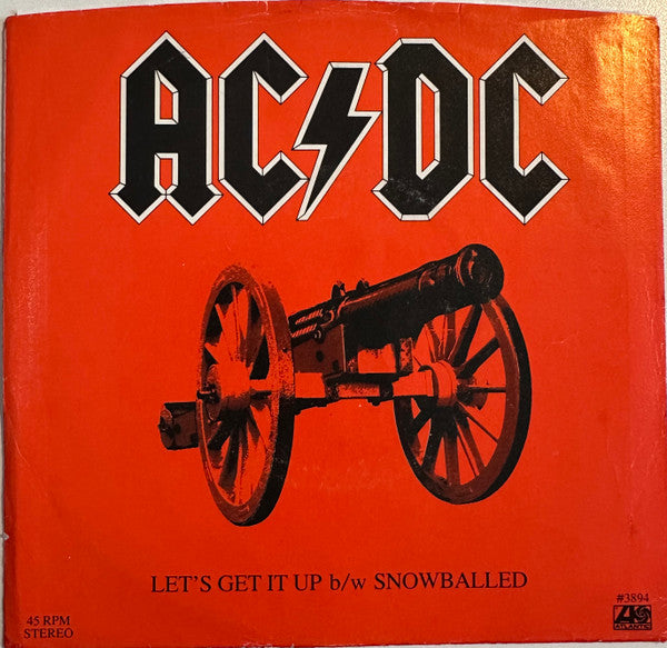 AC/DC : Let's Get It Up (7", Single, Promo, AR)