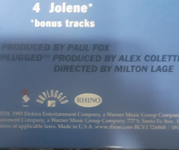 10,000 Maniacs : MTV Unplugged (2xLP, Album, RE, Blu)