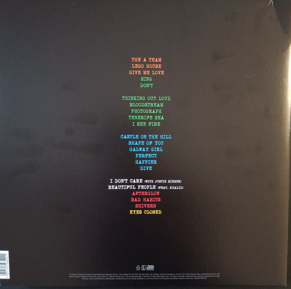 Buy Ed Sheeran : +-=÷× (Tour Collection) (2xLP, Comp, Ltd, Blu