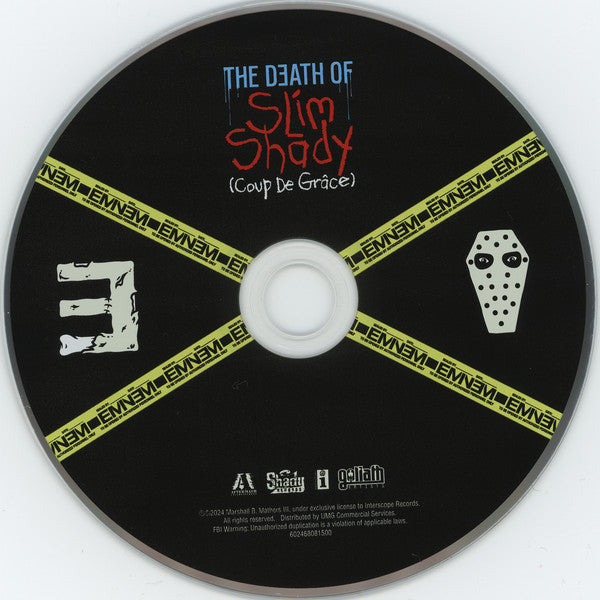 Eminem : The Death Of Slim Shady (Coup De Grâce) (CD, Album)