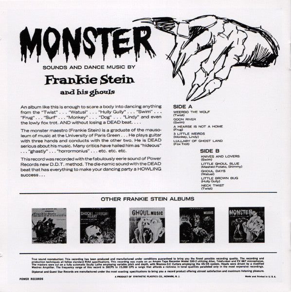 Frankie Stein And His Ghouls : The Complete Ghoul-Lection (2xCD, Comp, RM)