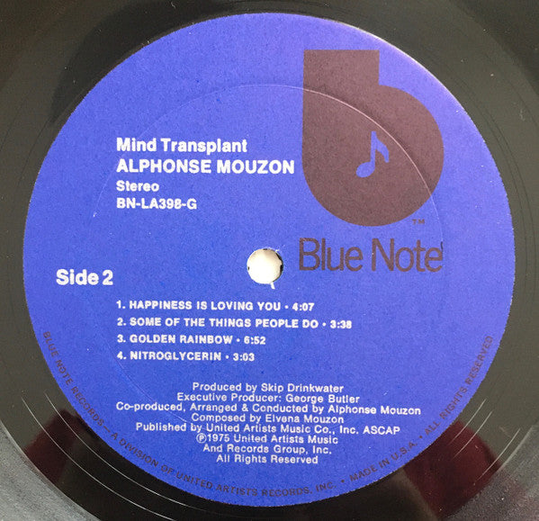 Alphonse Mouzon : Mind Transplant (LP, Album)