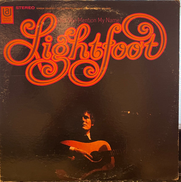 Gordon Lightfoot : Did She Mention My Name (LP, Album, RP)