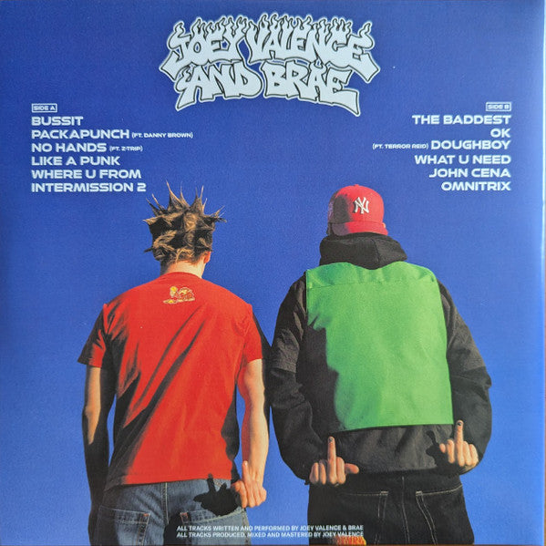 Joey Valence And Brae* : No Hands (LP, Album, Ltd, Red)