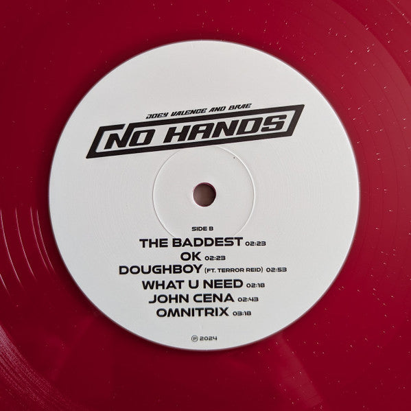 Joey Valence And Brae* : No Hands (LP, Album, Ltd, Red)