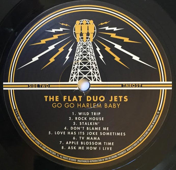 Flat Duo Jets : Go Go Harlem Baby (LP, Album, RE)