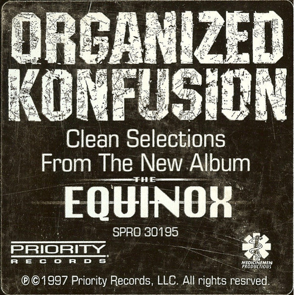 Organized Konfusion : Clean DJ Sampler (12", Promo)