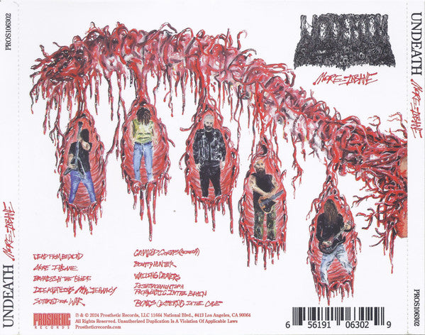 Undeath : More Insane (CD, Album)