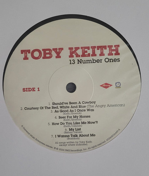 Toby Keith : 13 Number Ones (LP, Comp)