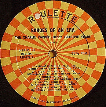 Charlie Parker - Dizzy Gillespie : The Charlie Parker-Dizzy Gillespie Years (2xLP, Comp, Sim)