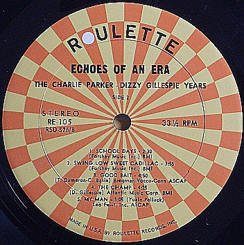 Charlie Parker - Dizzy Gillespie : The Charlie Parker-Dizzy Gillespie Years (2xLP, Comp, Sim)