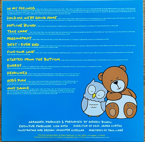 Andrew Bissell : Rockabye Baby! Lullaby Renditions Of Drake (LP, Album)