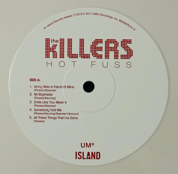 The Killers : Hot Fuss (LP, Album, Ltd, RE, RP, Whi)