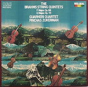 Brahms* - Guarneri Quartet, Pinchas Zukerman : The Brahms String Quintets (F Major, Op. 88 / G Major, Op. 111) (LP, Album)