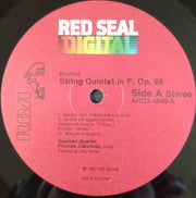 Brahms* - Guarneri Quartet, Pinchas Zukerman : The Brahms String Quintets (F Major, Op. 88 / G Major, Op. 111) (LP, Album)