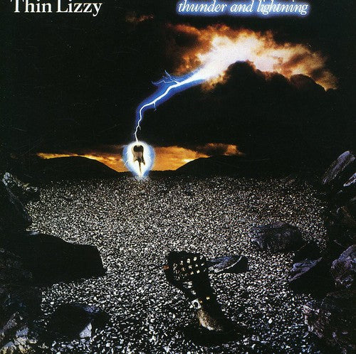 the album cover for Thin Lizzy - Thunder & Lightning [Import]