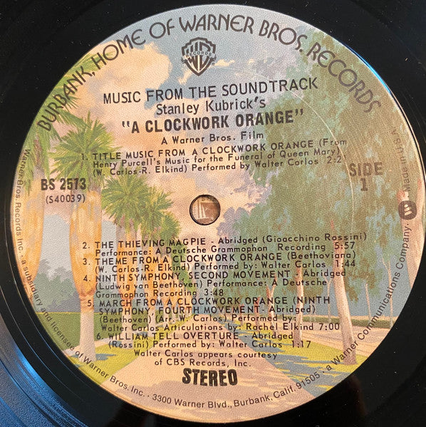 Various : Stanley Kubrick's A Clockwork Orange (LP, Album, RP, Gat)