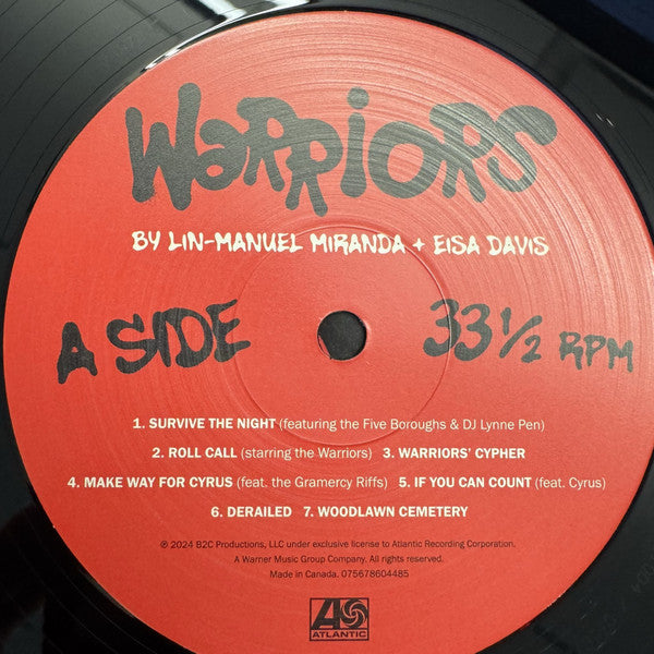 Lin-Manuel Miranda, Eisa Davis : Warriors (2xLP, Album)