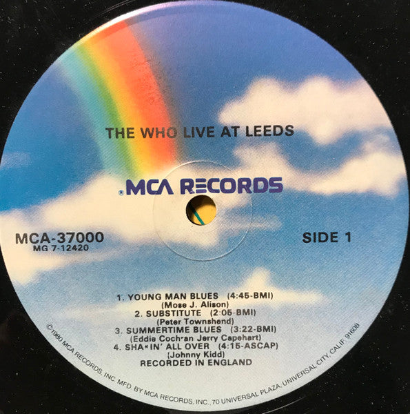 The Who : Live At Leeds (LP, Album, RE)
