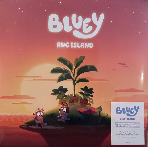 Joff Bush, The Bluey Music Team : Bluey - Rug Island (LP, Album, Ora)