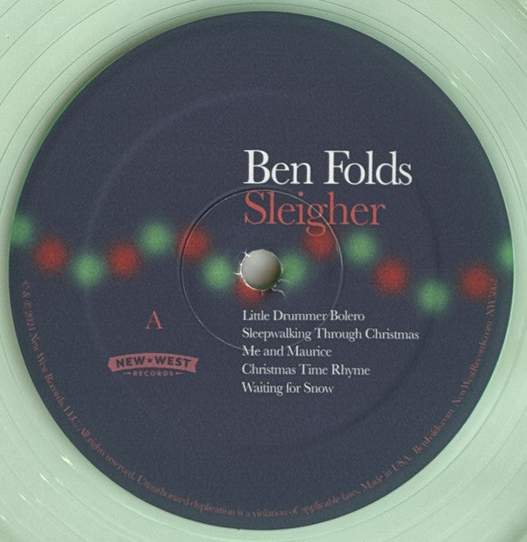 Ben Folds : Sleigher (LP, Album, Ltd, Cle)