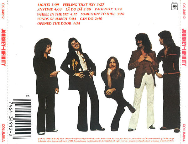 Journey : Infinity (CD, Album, RE)