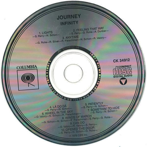 Journey : Infinity (CD, Album, RE)